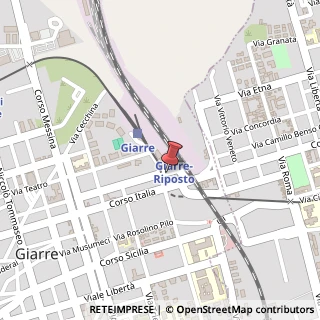 Mappa Via Raffaello Grasso, 14, 95014 Giarre, Catania (Sicilia)