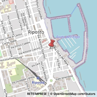 Mappa Via Fuille, 5, 95018 Riposto CT, Italia, 95018 Riposto, Catania (Sicilia)