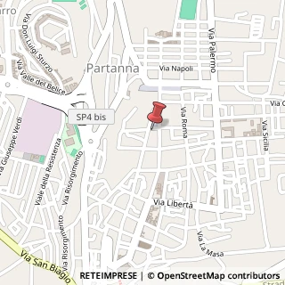 Mappa Piazza Umberto I, 18, 91028 Partanna, Trapani (Sicilia)