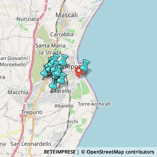 Mappa Strada 4 Femminamorta, 95018 Riposto CT, Italia (1.605)