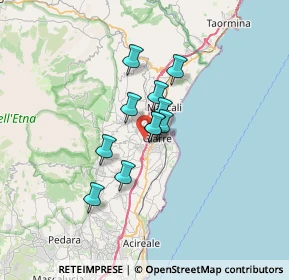 Mappa Via Forlanini, 95014 Giarre CT, Italia (4.62455)