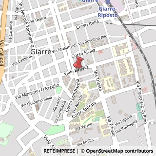 Mappa Corso Lombardia, 95014 Giarre CT, Italia, 95014 Giarre, Catania (Sicilia)