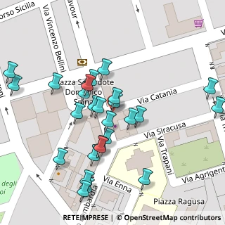 Mappa Piazza Spina Sacerdote, 95014 Giarre CT, Italia (0.05769)