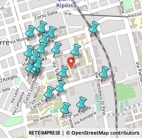 Mappa Via Maccarrone, 95014 Giarre CT, Italia (0.2775)