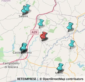 Mappa Via Cavour, 91028 Partanna TP, Italia (9.8555)