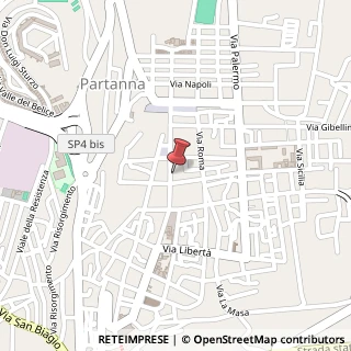 Mappa Via Vittorio Emanuele, 162, 91028 Partanna, Trapani (Sicilia)