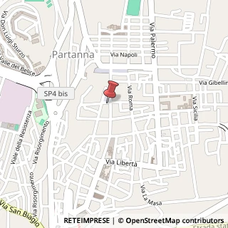 Mappa Via Vittorio Emanuele, 223, 91028 Partanna, Trapani (Sicilia)