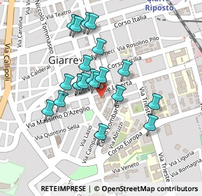 Mappa Via Salvatore Quasimodo, 95014 Giarre CT, Italia (0.212)