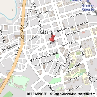 Mappa Via Vincenzo Gioberti, 7, 95014 Giarre, Catania (Sicilia)