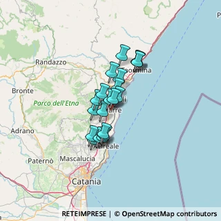 Mappa SS114, 95014 Giarre CT, Italia (9.6705)