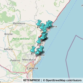 Mappa SS114, 95014 Giarre CT, Italia (8.2235)