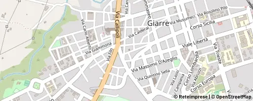 Mappa Giarre