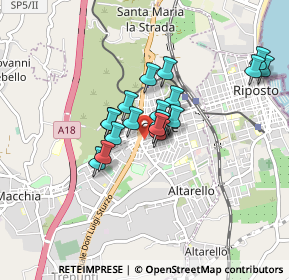 Mappa Piazza Biagio Andò, 95014 Giarre CT, Italia (0.68737)