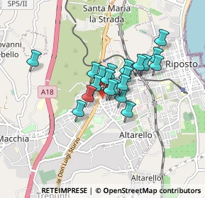 Mappa Piazza Biagio Andò, 95014 Giarre CT, Italia (0.6315)