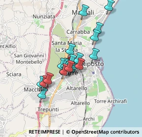 Mappa Via Padre Ambrogio, 95014 Giarre CT, Italia (1.396)