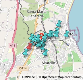 Mappa Via Giacomo Ucciardello, 95014 Giarre CT, Italia (0.6385)