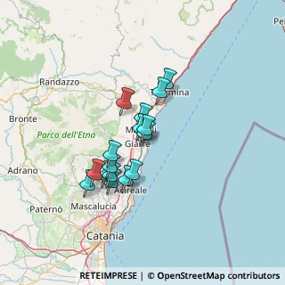 Mappa Via Iacopo da Lentini, 95018 Riposto CT, Italia (11.5)