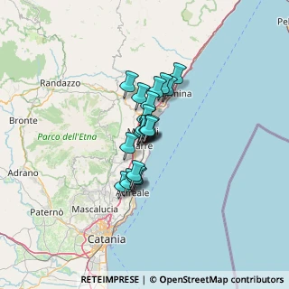 Mappa Via A. Volta, 95018 Riposto CT, Italia (8.3305)
