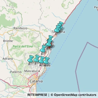Mappa Via Alessandro Volta, 95018 Riposto CT, Italia (11.09091)