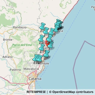 Mappa Via Alessandro Volta, 95018 Riposto CT, Italia (11.625)