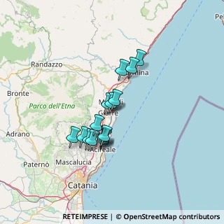 Mappa Via A. Volta, 95018 Riposto CT, Italia (11.75333)