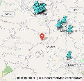 Mappa Via Cava Parisi, 95014 Giarre CT, Italia (1.411)