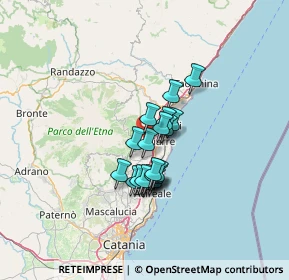 Mappa Via Cava Parisi, 95014 Giarre CT, Italia (10.01)