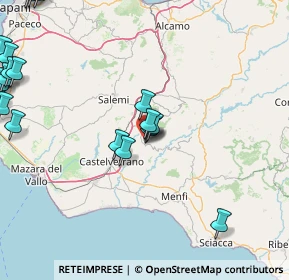 Mappa Via Luigi Sturzo, 91028 Partanna TP, Italia (25.4495)