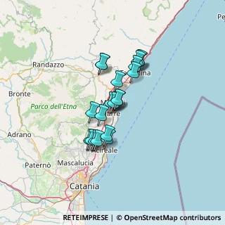 Mappa Via Guglielmo Marconi, 95018 Riposto CT, Italia (10.7065)
