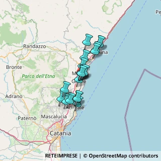Mappa Via Guglielmo Marconi, 95018 Riposto CT, Italia (9.4255)