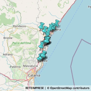 Mappa Via Guglielmo Marconi, 95018 Riposto CT, Italia (8.2145)