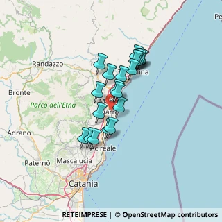 Mappa Via Guglielmo Marconi, 95018 Riposto CT, Italia (11.6355)
