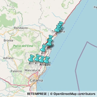 Mappa Via Guglielmo Marconi, 95018 Riposto CT, Italia (10.89091)