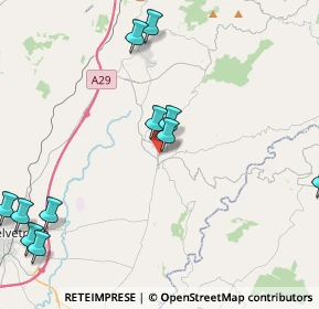 Mappa Via Padre Rosario Russo, 91028 Partanna TP, Italia (6.36417)