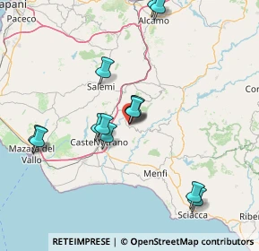 Mappa Via Padre Rosario Russo, 91028 Partanna TP, Italia (16.43385)