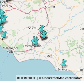 Mappa Via Padre Rosario Russo, 91028 Partanna TP, Italia (26.0535)