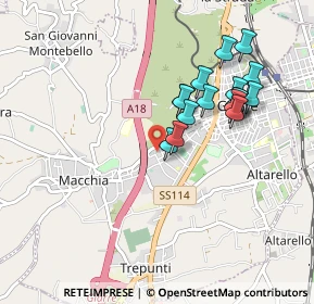 Mappa Via Giovanni da Verazzano, 95014 Giarre CT, Italia (0.94125)