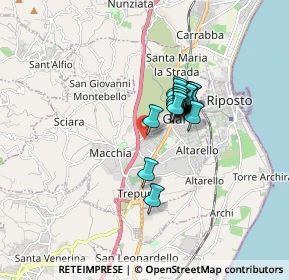 Mappa Via Regina Pacis, 95014 Giarre CT, Italia (1.207)