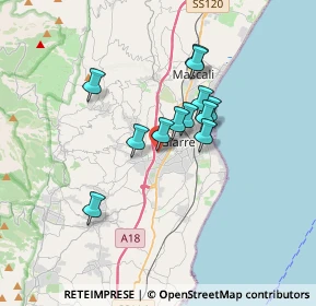 Mappa Via Regina Pacis, 95014 Giarre CT, Italia (2.81417)