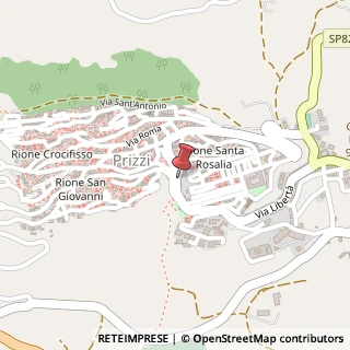 Mappa Via Camillo Finocchiaro Aprile, 46, 90038 Prizzi, Palermo (Sicilia)