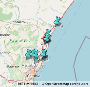 Mappa Via nicolo Tommaseo, 95014 Giarre CT, Italia (10.82563)