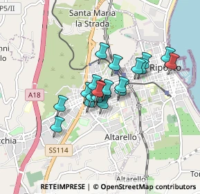 Mappa Via nicolo Tommaseo, 95014 Giarre CT, Italia (0.636)