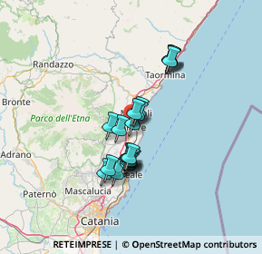 Mappa Via Guglielmo Oberdan, 95014 Giarre CT, Italia (11.3415)