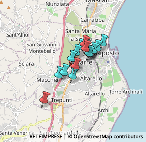 Mappa Via Vitaliano Brancati, 95014 Giarre CT, Italia (1.09765)