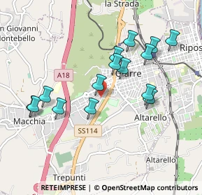 Mappa Via Vitaliano Brancati, 95014 Giarre CT, Italia (1.02933)