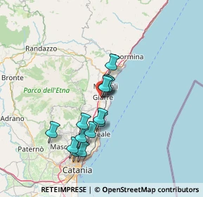 Mappa Via Vitaliano Brancati, 95014 Giarre CT, Italia (13.69231)