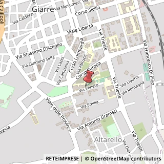 Mappa Via Veneto,  57, 95014 Giarre, Catania (Sicilia)