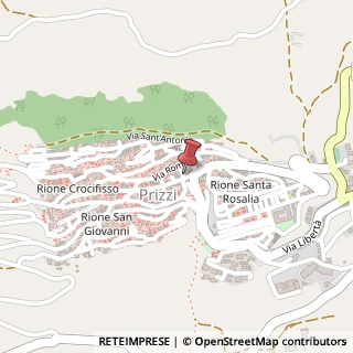 Mappa Via Guglielmo Marconi, 5, 90038 Prizzi, Palermo (Sicilia)