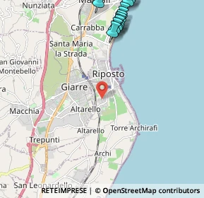 Mappa 95018 Riposto CT, Italia (3.23308)