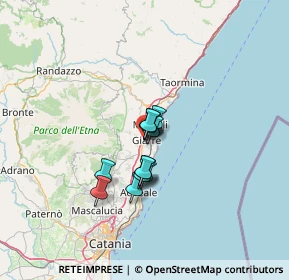 Mappa Via Carlo Alberto, 95014 Giarre CT, Italia (8.60833)